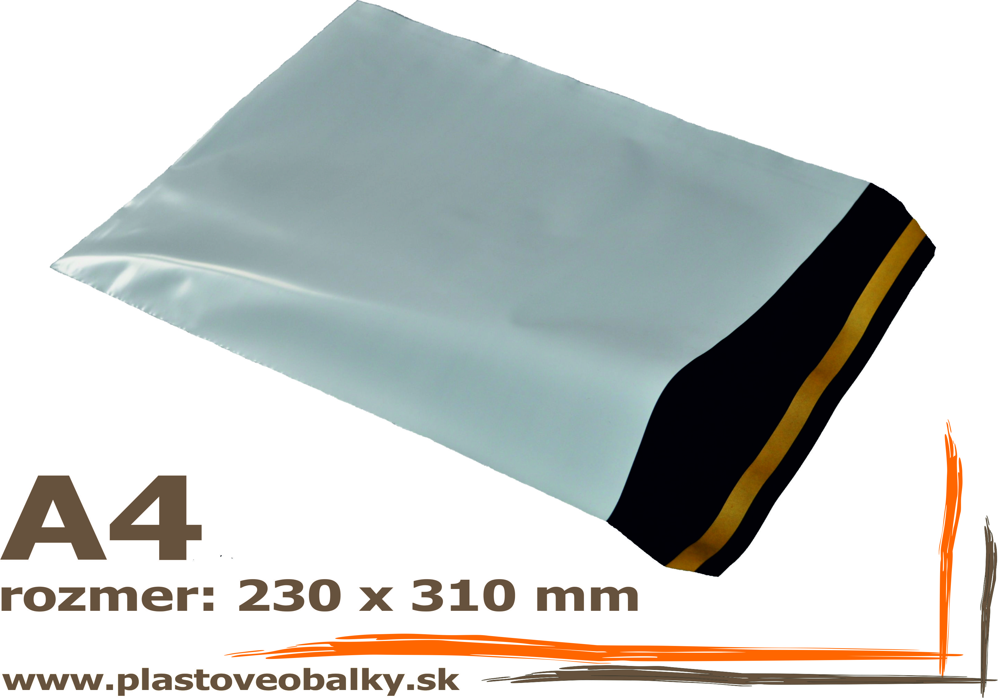 Plastové obálky formát A4 balenie 50 ks