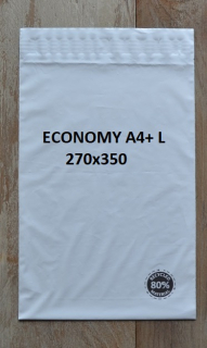 Plastové obálky ECONOMY - L - balenie 100 ks