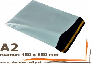 Plastové obálky formát A2 balenie 500ks